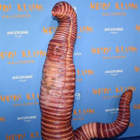 Heidi Klum dresses as giant worm for Halloween - ABC News