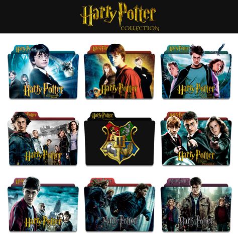 Harry Potter Complete Collection Folder Icons by jesusofsuburbiaTR on ...