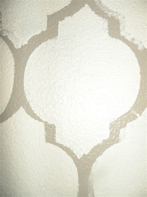 Living Room Wall Stencil Tutorial • Vintage Revivals