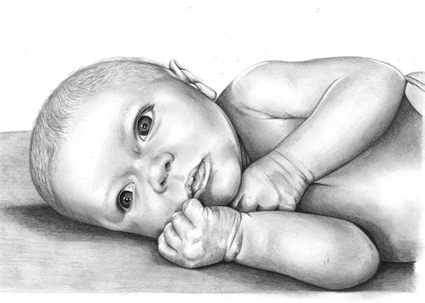 Pencil Sketches Of Baby Boy - pencildrawing2019