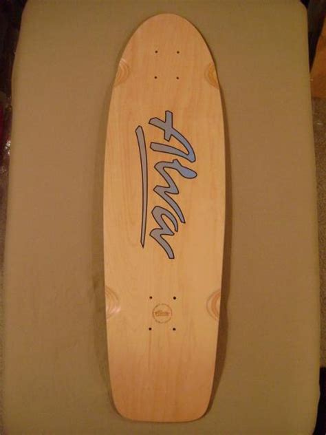 Alva Skates 1978 Tony Alva 8.5" Reissue Skateboard Deck BLUE/SILVER LOGO