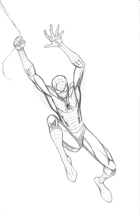 Spider Man Pencil Drawing at GetDrawings | Free download