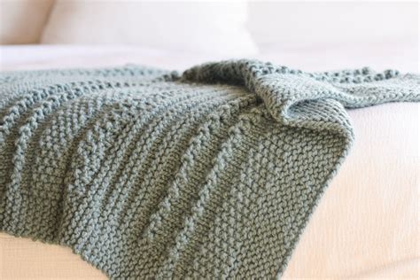 Winter Cuddler Throw Blanket Knitting Pattern – Mama In A Stitch