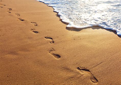 Footprints In The Sand HD Wallpapers - Wallpaper Cave