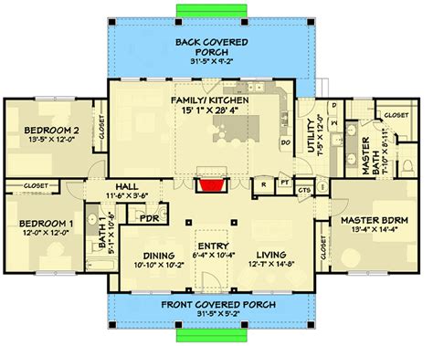 House Plan With Detached Garage