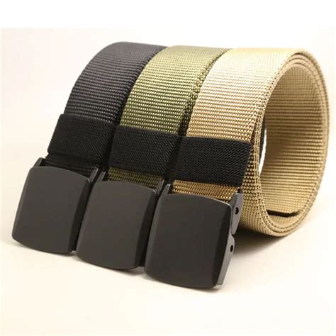 Mens Outdoor Sport Military Tactical Casual Waistband Rigger Belt ...