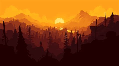 Firewatch wallpaper for iPhone and desktop