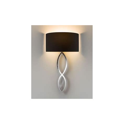 Astro Lighting Caserta Modern Wall Light in Chrome Finish With Black ...