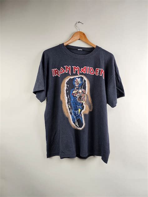 80s Iron Maiden Eddie Somewhere in time Vintage T Shi… - Gem