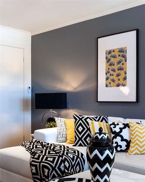 55 Fantastic Grey Yellow Living Room