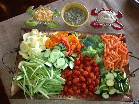 Veggie Tray with Dips - Geaux Ask Alice!