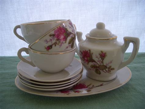 Vintage China Tea Set Childs Tea Set by AnniesVintageRedone