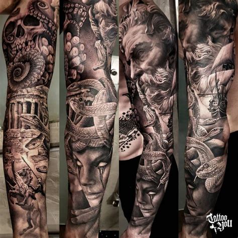 Pinterest | Sleeve tattoos, Skull sleeve tattoos, Men tattoos arm sleeve