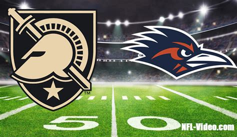 Army vs UTSA Football Week 3 2023 Full Game Replay NCAA College ...