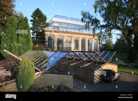 Glasshouses at Edinburgh Botanic Gardens Stock Photo - Alamy