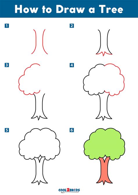 How to Draw a Tree - Cool2bKids