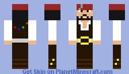 Jack Sparrow Minecraft Skin