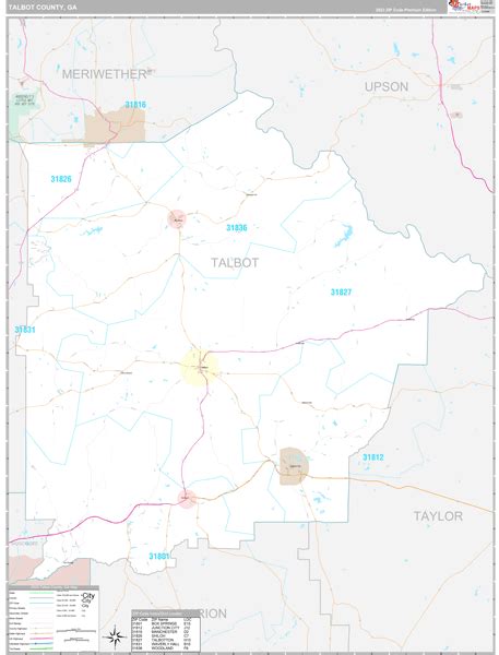 Talbot County, GA Map Book - Premium