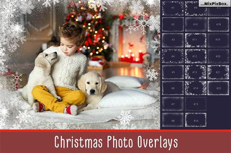 20 Christmas Photo Overlays - Design Cuts