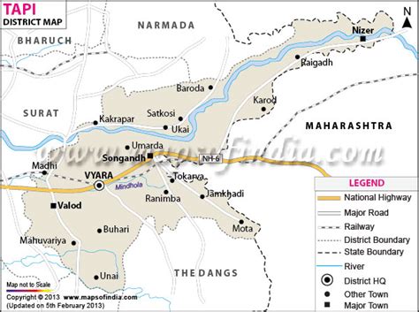 Tapi District Map