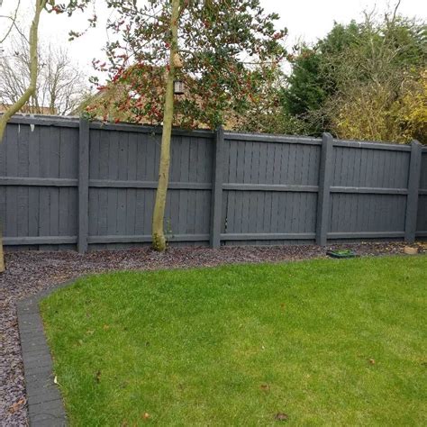 Grey Garden Fence Paint B&Q