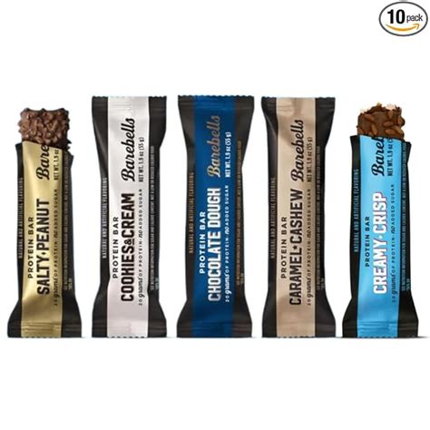 Barebells Protein Bars Variety Pack - Protein Snacks with 20g of High ...