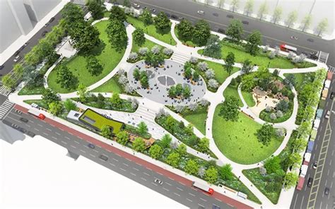 small park design plan - Google Search | Parking design, Landscape ...