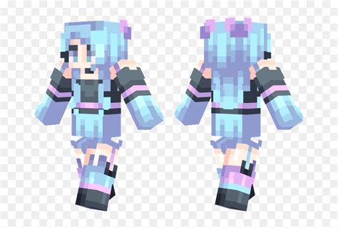 Minecraft Skin School Girl Uniform, HD Png Download - vhv