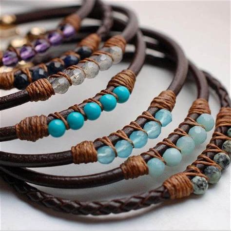 12 DIY Amazing Bracelet Ideas Using Leather