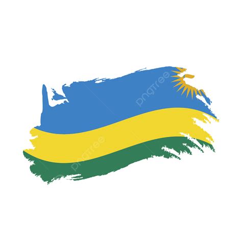 Rwanda Flag With Waving Brush Stroke Clipart Hd Images Rwanda Flag ...