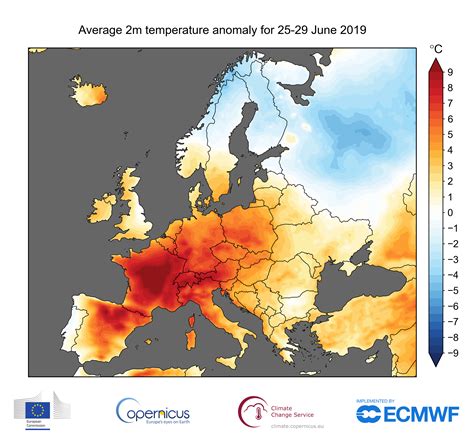 Europe: Record-breaking temperatures for June | PreventionWeb