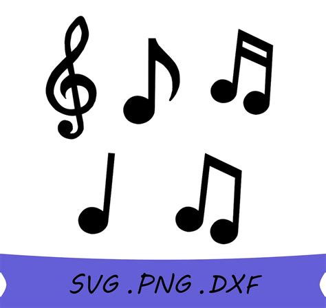 Music Notes SVG, Music Notes SVG Bundle, Music Notes PNG, Music Notes ...