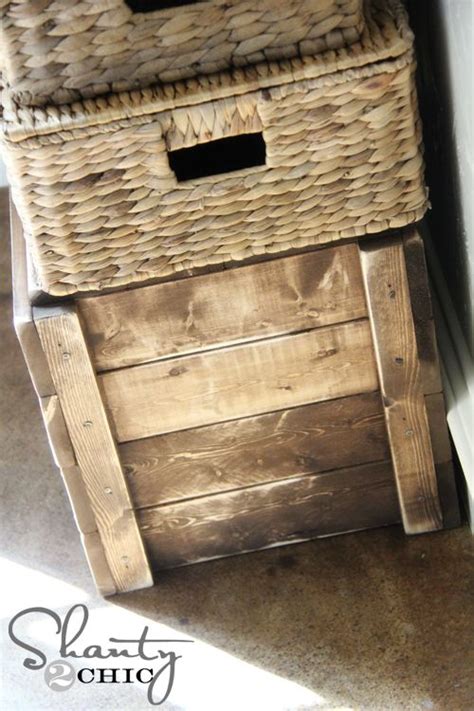 Rustic Wood Box | DIY Wooden Crate