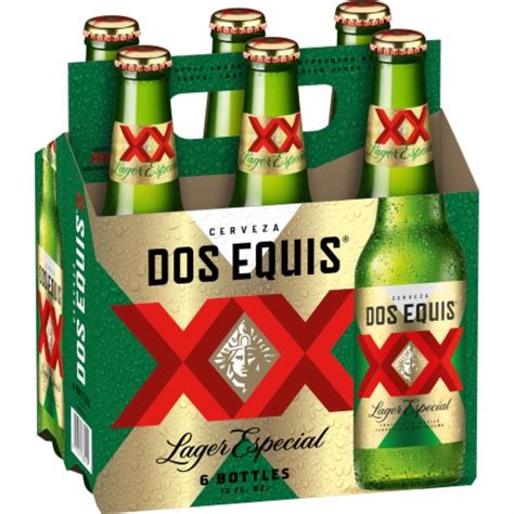 Dos Equis Mexican Lager Beer, 6 Pack, 12 fl oz Bottles, 6 bottles / 12 ...