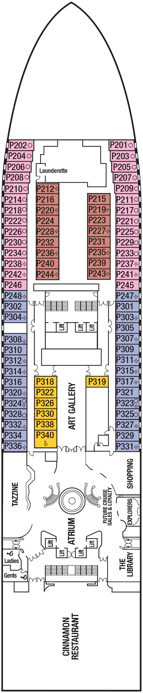 Deck Plans- P&O Ventura - Planet Cruise