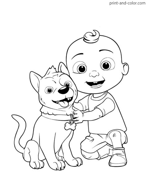 Cocomelon Family Coloring Pages