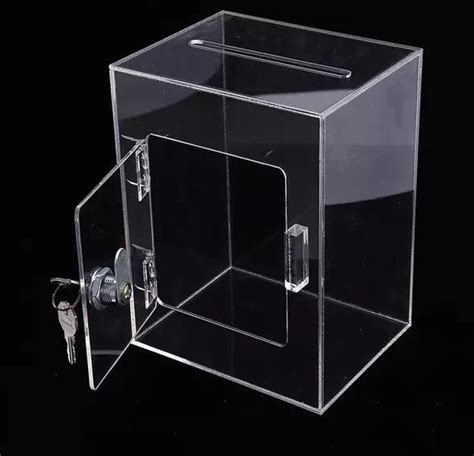 Acrylic Counter Top Suggestion Box - Acrylic Fabrications