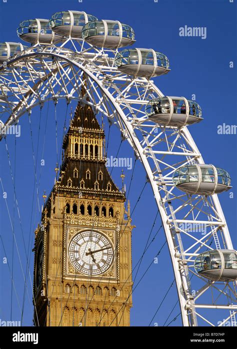 London Eye, Big Ben Stock Photo - Alamy