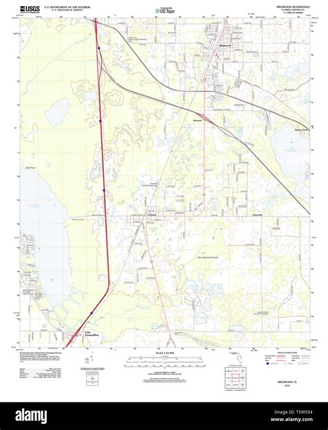 Map of wildwood florida hi-res stock photography and images - Alamy