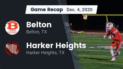 Belton HS Football Video "Recap: Belton vs. Harker Heights 2020" | MaxPreps