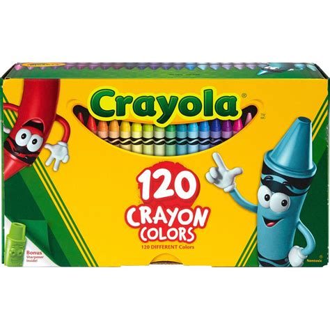 Crayola 120 Crayons - Assorted - 120 / Box