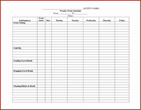 Staffing Schedule Template - Template 2 : Resume Examples #BpV5WW5l91