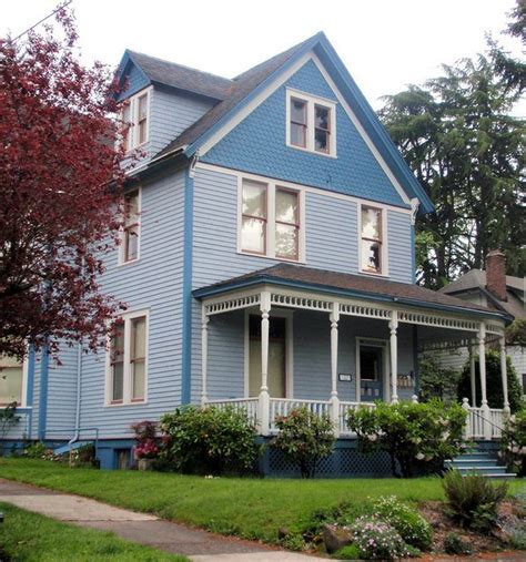 Blue Victorian house 2 | Flickr - Photo Sharing! Old House Exterior ...