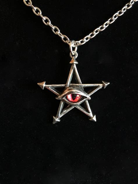 Evil Eye Pentagram Protection Amulet - New Moon Cottage