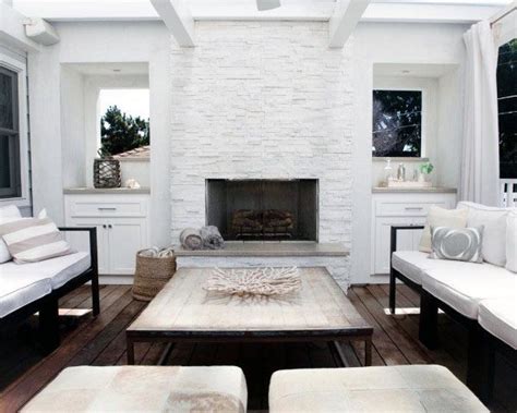 Top 60 Best Stacked Stone Fireplace Ideas - Interior Designs