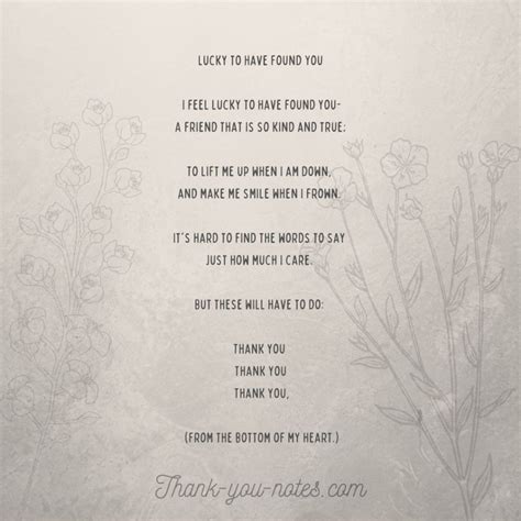 Thank You Poems - The Thank You Notes Blog