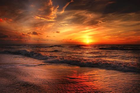 Beach Sunset Wallpaper