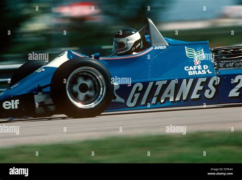 Jean-Pierre Jarier in his Ligier Ford 1983 Stock Photo - Alamy