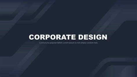 Free Corporate PowerPoint Template Design | Slidebazaar