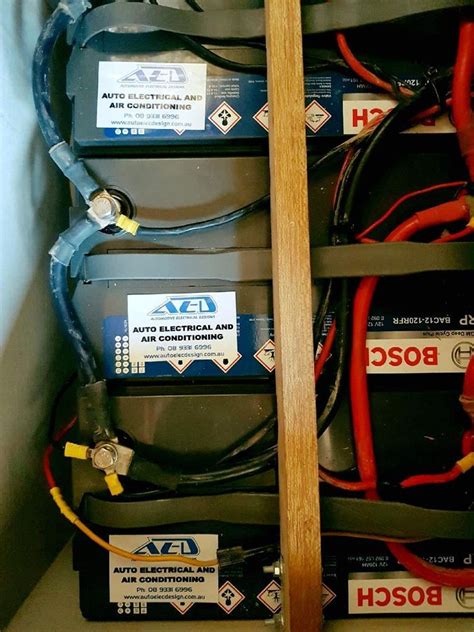 AGM Battery System Installation on a Caravan